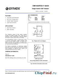 Datasheet DIM1600FSS17-A manufacturer Linear IS