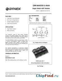 Datasheet DIM1800ESS12-A manufacturer Linear IS