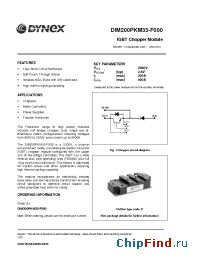Datasheet DIM200PKM33-F manufacturer Linear IS