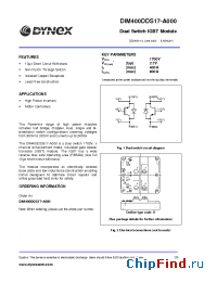 Datasheet DIM400DDS17-A manufacturer Linear IS
