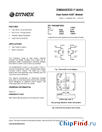 Datasheet DIM600DDS17-A manufacturer Linear IS