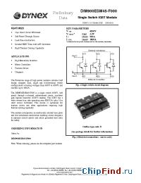 Datasheet DIM900ESM45-F manufacturer Linear IS