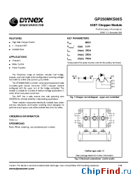 Datasheet GP250MKS06S manufacturer Linear IS