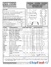 Datasheet LS3550A manufacturer Linear IS