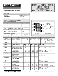 Datasheet LS3954-8 manufacturer Linear IS