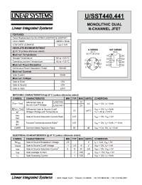 Datasheet SST440 manufacturer Linear IS