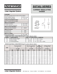 Datasheet SST505 manufacturer Linear IS
