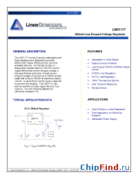 Datasheet LND1117-1.5 manufacturer Linear Dimensions Designs