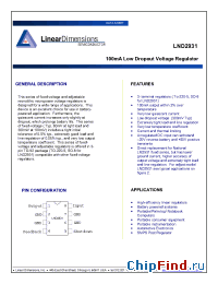 Datasheet LND2931 manufacturer Linear Dimensions Designs