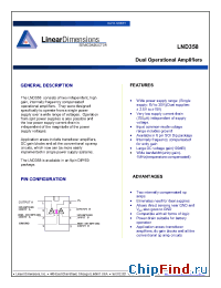 Datasheet LND358 manufacturer Linear Dimensions Designs