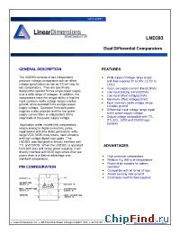 Datasheet LND393 manufacturer Linear Dimensions Designs