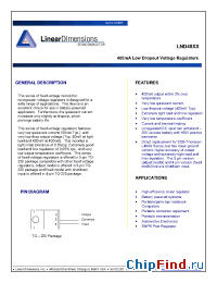Datasheet LND4805 manufacturer Linear Dimensions Designs