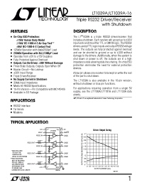 Datasheet LT1039AISW16 manufacturer Linear