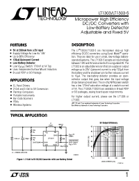 Datasheet LT1303CS8-5 manufacturer Linear