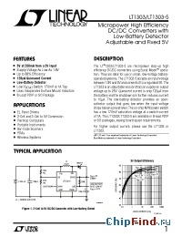 Datasheet LT1303TA05 manufacturer Linear