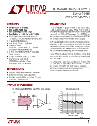 Datasheet LTC1596-1CIN manufacturer Linear