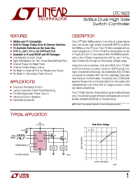 Datasheet LTC1623C manufacturer Linear