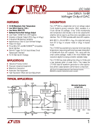 Datasheet LTC1650ACN manufacturer Linear