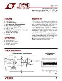 Datasheet LTC1658CMS8 manufacturer Linear