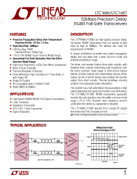 Datasheet LTC1686 manufacturer Linear