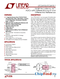 Datasheet LTC2415-1CGN manufacturer Linear