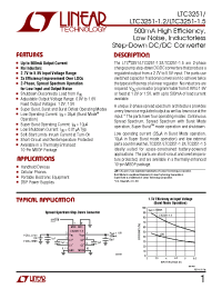 Datasheet LTC3251-1.2 manufacturer Linear
