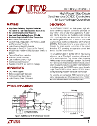 Datasheet LTC3830-1 manufacturer Linear