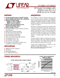Datasheet LTC4400-1ES6 manufacturer Linear