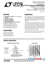 Datasheet LTC6910-2ITS8 manufacturer Linear