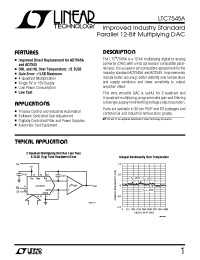 Datasheet LTC7545ALSW manufacturer Linear