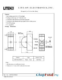 Datasheet LTST-S320TBKT manufacturer Lite-On