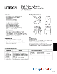 Datasheet LTV-703V manufacturer Lite-On