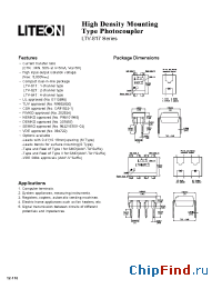 Datasheet LTV847 manufacturer Lite-On