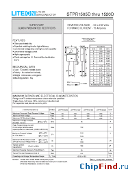 Datasheet STPR1505D manufacturer Lite-On
