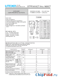 Datasheet STPR1610CT manufacturer Lite-On