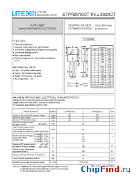 Datasheet STPR2010CT manufacturer Lite-On