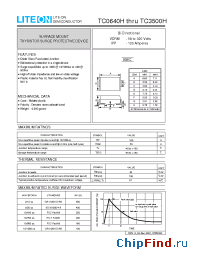 Datasheet TC0640H manufacturer Lite-On