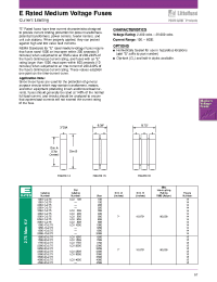Datasheet 100E-1CL-15.5 manufacturer Littelfuse