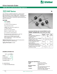 Datasheet 15KP280A manufacturer Littelfuse