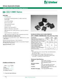 Datasheet 1.5SMC manufacturer Littelfuse