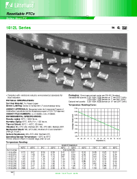 Datasheet 1812L075 manufacturer Littelfuse