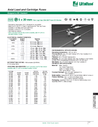 Datasheet 215012 manufacturer Littelfuse