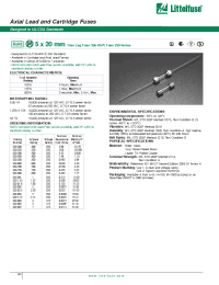 Datasheet 23901.6 manufacturer Littelfuse