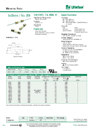 Datasheet DIN41571 manufacturer Littelfuse