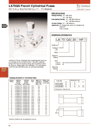 Datasheet LA70QS10-14FI manufacturer Littelfuse
