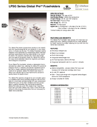 Datasheet LPSG60-3ID manufacturer Littelfuse