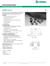 Datasheet P6SMBJ110A manufacturer Littelfuse