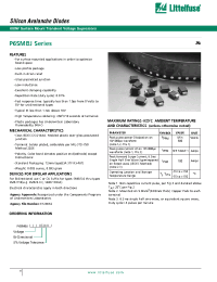 Datasheet P6SMBJ160CA manufacturer Littelfuse