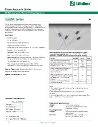Datasheet SA54CA manufacturer Littelfuse