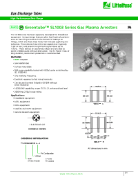 Datasheet SL1003A450 manufacturer Littelfuse